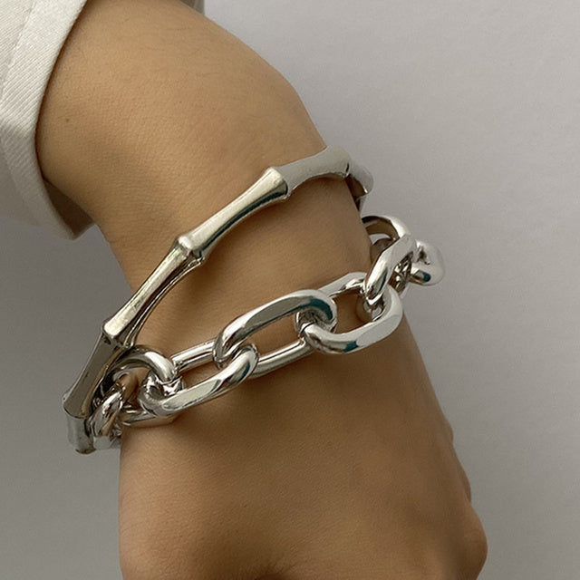Gold Farbe Charme Armbänder Armreifen 2022 Neue Mode Schmuck 4 stücke