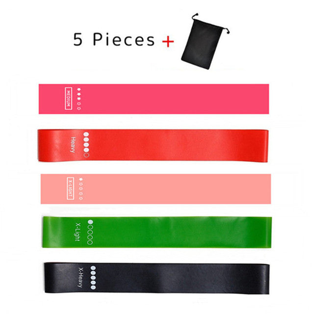5  Yoga Widerstand Gummi Bands Fitness