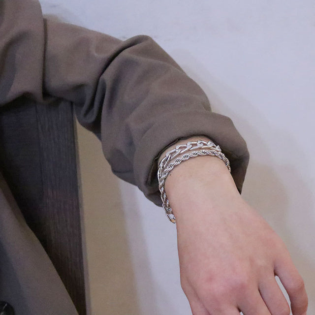 Gold Farbe Charme Armbänder Armreifen 2022 Neue Mode Schmuck 4 stücke