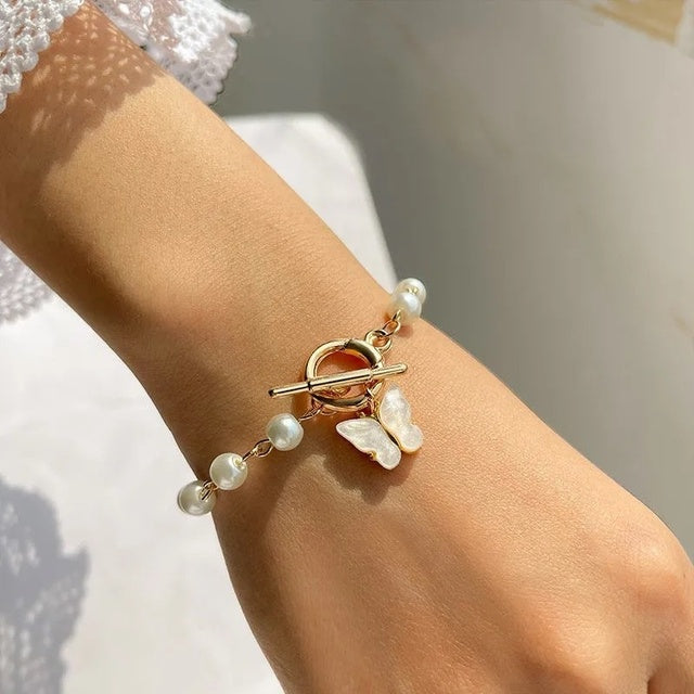 Gold Farbe Charme Armbänder Armreifen 2022 Neue Mode Schmuck 4 stücke