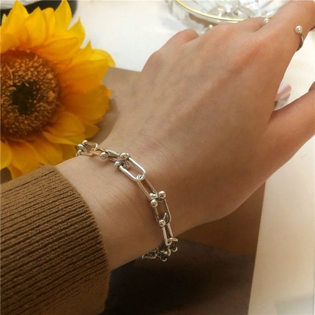 Gold Farbe Charme Armbänder Armreifen 2022 Neue Mode Schmuck 4 stücke
