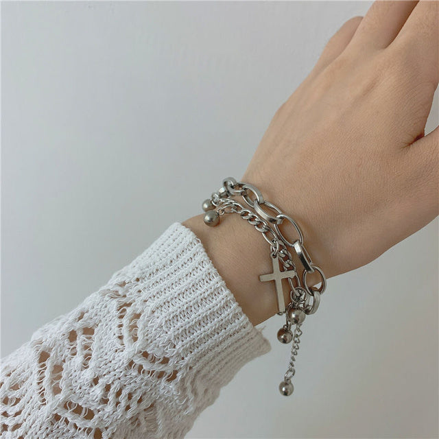 Gold Farbe Charme Armbänder Armreifen 2022 Neue Mode Schmuck 4 stücke