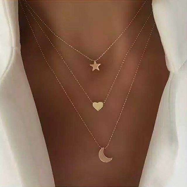 Halskette für frauen Multilayer