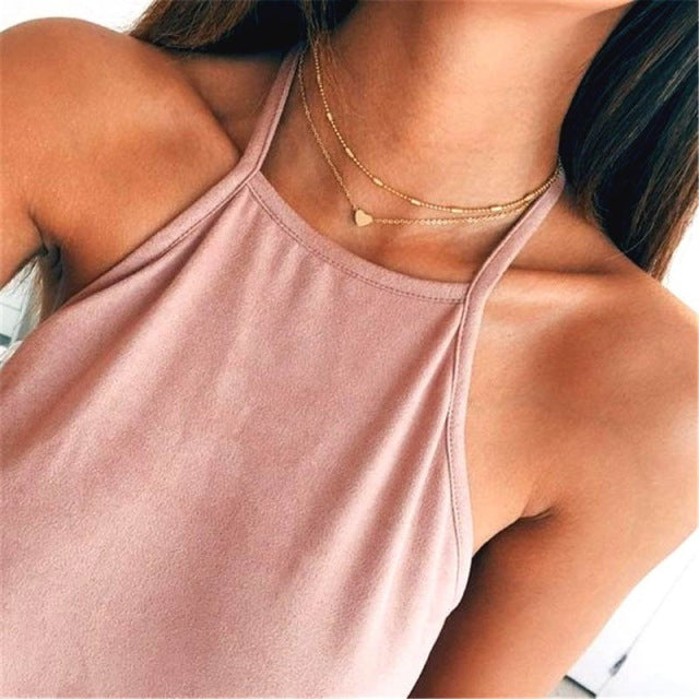 Halskette für frauen Multilayer