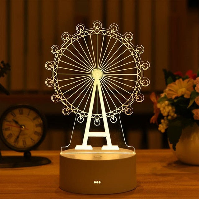 3D Led Lampen