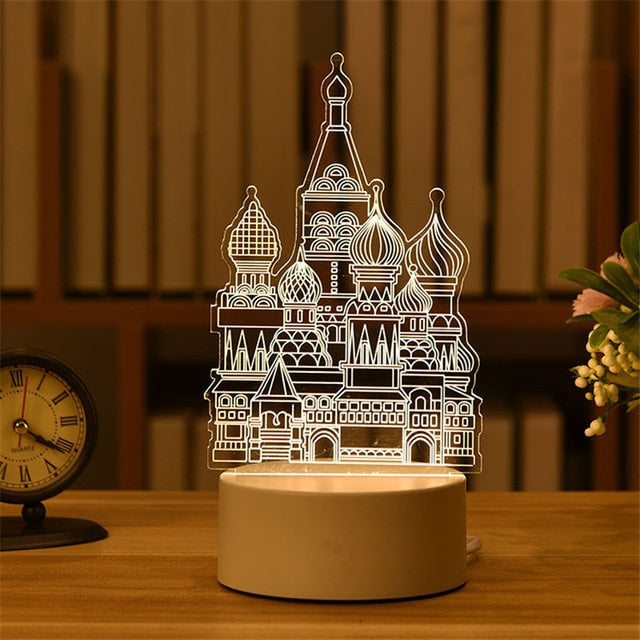 3D Led Lampen
