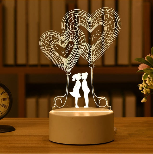 3D Led Lampen