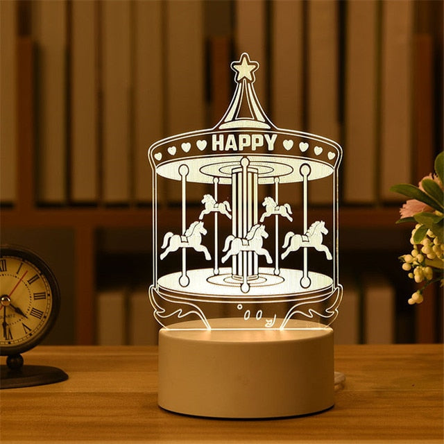 3D Led Lampen