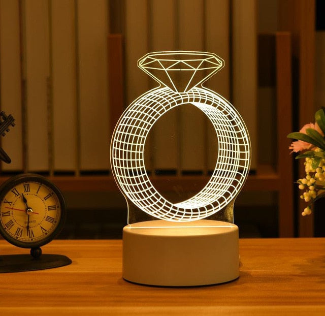 3D Led Lampen