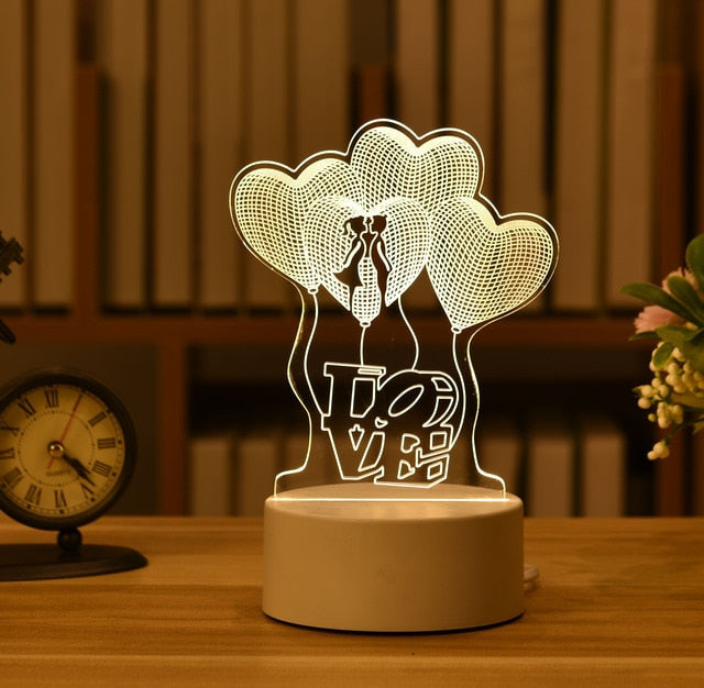 3D Led Lampen