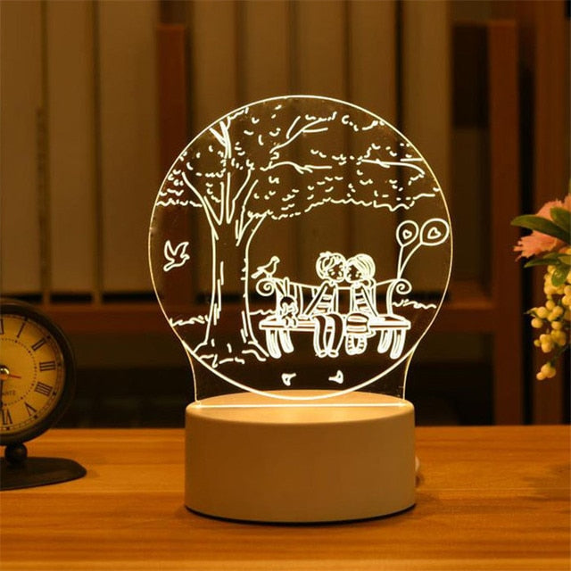 3D Led Lampen