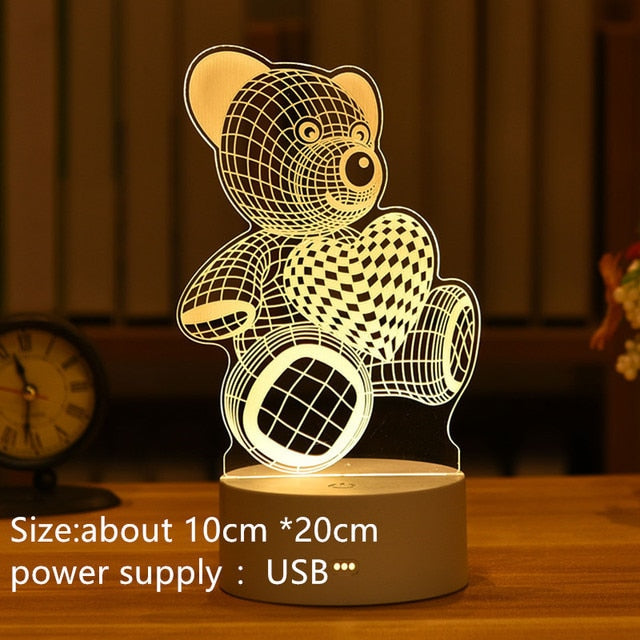 3D Led Lampen